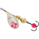 Mepps Aglia-e In-Line Spinner, 1/12 oz, Treble Hook w/Egg Silver-Hot Pink, BE0 SHP