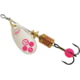 Mepps Aglia-e In-Line Spinner, 2in, 1/8 oz, Treble Hook w/Egg, Silver-Hot Pink, BE1 SHP