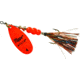 Mepps Aglia Flashabou In-Line Spinner 1/3 oz Hot Orange-Black/Orange, B4FT HO-BO