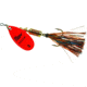 Mepps Aglia Flashabou In-Line Spinner 1/4 oz Hot Orange-Black/Orange, B3FT HO-BO