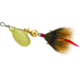Mepps Aglia In-Line Spinner, 1/12 oz, Dressed Treble Hook, Gold Blade &amp; Brown Tail, B0ST G-BR