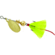 Mepps Aglia In-Line Spinner, 1/12 oz, Dressed Treble Hook, Gold Blade &amp; Yellow Tail, B0ST G-Y