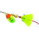 Mepps Aglia In-Line Spinner, 1/12 oz, Dressed Treble Hook, Hot Firetiger Blade &amp; Yellow Tail, B0ST HFT-Y