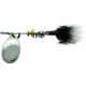 Mepps Aglia In-Line Spinner, 1/12 oz, Dressed Treble Hook, Silver Blade &amp; Gray Tail, B0ST S-G