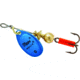 Mepps Aglia In-Line Spinner 1/12 oz, Plain Treble Hook, Blue &amp; Platinum Blade, B0 BLP