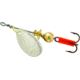 Mepps Aglia In-Line Spinner 1/12 oz, Plain Treble Hook, Silver Blade, B0 S