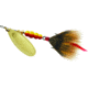 Mepps Aglia In-Line Spinner, 1/2 oz, Dressed Treble Hook, Gold Blade &amp; Brown Tail, B5ST G-BR