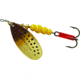 Mepps Aglia In-Line Spinner 1/2 oz, Plain Treble Hook, Brown Trout Blade, B5 BRT