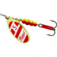 Mepps Aglia In-Line Spinner 1/2 oz, Plain Treble Hook Gold/Red/White Blade, B5 G/RW