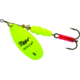 Mepps Aglia In-Line Spinner 1/2 oz, Plain Treble Hook, Hot Chartreuse, B5 HC