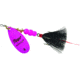 Mepps Aglia In-Line Spinner, 1/3 oz, Dressed Treble Hook, Hot Pink Blade &amp; Black Tail, B4ST HP-BK