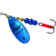Mepps Aglia In-Line Spinner 1/3 oz, Plain Treble Hook, Blue &amp; Platinum Blade, B4 BLP