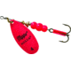 Mepps Aglia In-Line Spinner 1/3 oz, Plain Treble Hook, Pink Blade, B4 HP