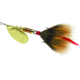 Mepps Aglia In-Line Spinner, 1/4 oz, Dressed Treble Hook, Gold Blade &amp; Brown Tail, B3ST G-BR