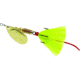 Mepps Aglia In-Line Spinner, 1/4 oz, Dressed Treble Hook, Gold Blade &amp; Yellow Tail, B3ST G-Y
