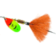 Mepps Aglia In-Line Spinner, 1/4 oz, Dressed Treble Hook, Hot Firetiger Blade &amp; Orange Tail, B3ST HFT-O