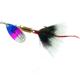 Mepps Aglia In-Line Spinner, 1/4 oz, Dressed Treble Hook, Rainbow Trout Blade &amp; Gray Tail, B3ST RBT-G