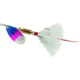 Mepps Aglia In-Line Spinner, 1/4 oz, Dressed Treble Hook, Rainbow Trout Blade &amp; White Tail, B3ST RBT-W