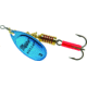 Mepps Aglia In-Line Spinner 1/4 oz, Plain Treble Hook, Blue &amp; Platinum Blade, B3 BLP