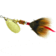 Mepps Aglia In-Line Spinner, 1/6 oz, Dressed Treble Hook, Gold Blade &amp; Brown Tail, B2ST G-BR