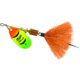 Mepps Aglia In-Line Spinner, 1/6 oz, Dressed Treble Hook, Hot Firetiger Blade &amp; Orange Tail, B2ST HFT-O