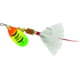 Mepps Aglia In-Line Spinner, 1/6 oz, Dressed Treble Hook, Hot Firetiger Blade &amp; White Tail, B2ST HFT-W