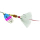 Mepps Aglia In-Line Spinner, 1/6 oz, Dressed Treble Hook, Rainbow Trout Blade &amp; White Tail, B2ST RBT-W