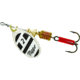 Mepps Aglia In-Line Spinner 1/6 oz, Plain Treble Hook Silver/Black/White Blade, B2 S/BW