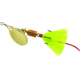 Mepps Aglia In-Line Spinner, 1/8 oz, Dressed Treble Hook, Gold Blade &amp; Yellow Tail, B1ST G-Y
