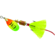 Mepps Aglia In-Line Spinner, 1/8 oz, Dressed Treble Hook, Hot Firetiger Blade &amp; Yellow Tail, B1ST HFT-Y