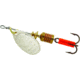 Mepps Aglia In-Line Spinner 1/8 oz, Plain Treble Hook, Silver Blade, B1 S