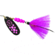 Mepps Black Fury In-Line Spinner, 1/2 oz, Dressed Treble Hook, Pink Dot Blade with Pink Tail, BF5T PK