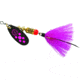 Mepps Black Fury In-Line Spinner, 1/6 oz, Dressed Treble Hook, Pink Dot Blade with Pink Tail, BF2T PK