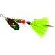 Mepps Black Fury In-Line Spinner, 1/8 oz, Dressed Treble Hook, Hot Firetiger Blade with Chartreuse Tail, BF1T HFT