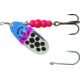 Mepps Comet TRU-V In-Line Spinner, 1/2 oz, Plain Treble Hook, Rainbow Trout &amp; Black Dots, CTV5TP TRTBK