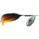 Mepps Magnum Musky Killer In-Line Spinner, Dressed Treble, Silver Blade With Black/Orange/Yellow Tail, 6in, 1 1/4oz, MBM S-BOY