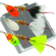 Mepps Pocket Pac Aglia Trout Kit, Assorted, Dressed Treble Hook 3 per Pack, Size #1 Blade, KB-T-D