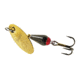 Mepps XD In-Line Spinner-Plain Trbl 1/6oz Black-Gold, XD2 BK-G