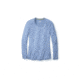Smartwool Merino 150 Baselayer Pattern Long Sleeve-Women's, Blue Steel, Extra Small, SW015256474-XS