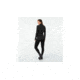 Smartwool Merino 250 Baselayer Pattern 1/4 Zip-Women's, Black-Charcoal H, Extra Small, SW0NP222A41-XS