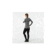 Smartwool Merino 250 Baselayer Pattern 1/4 Zip-Women's, Black-Moonbeam Heather, Extra Small, SW0NP222A51-XS