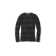 Smartwool Merino 250 Baselayer Pattern Crew-Women's, Black-Charcoal H, Extra Small, SW0NP226A41-XS