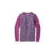 Smartwool Merino 250 Baselayer Pattern Crew-Boy's, Meadow Mauve, Extra Small, SW016122A22-XS