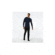 Smartwool Merino 250 Pocket Crew-Men's, Deep Navy-Bright Cobalt, Medium, SW016084A40-M