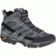 Merrell Moab 2 Mid Waterproof Leather Hiking Boot, Wide - Mens, Granite, 7.5 US J06055W-56-7.5