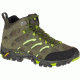 Merrell Moab Mid Waterproof Hiking Shoe - Men's-Dusty Olive/Black-Medium-9