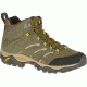 Merrell Moab Mid Waterproof Hiking Shoe - Men's-Olive-Medium-8
