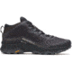 Merrell Moab Speed Mid Gore-Tex Shoes - Mens, Black/Asphalt, 8.5 US, J067075-08.5