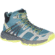 Merrell Mqm Ace Mid Waterproof Hiking Shoes - Women's, Smoke/Lime, Medium, 6.5, J53104-6.5