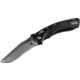 Microtech Amphibian Ram-Lok Apoc Part Serrate Fluted G10 3.875in Folding Knife, Black, 137RL-11APFLGTBK